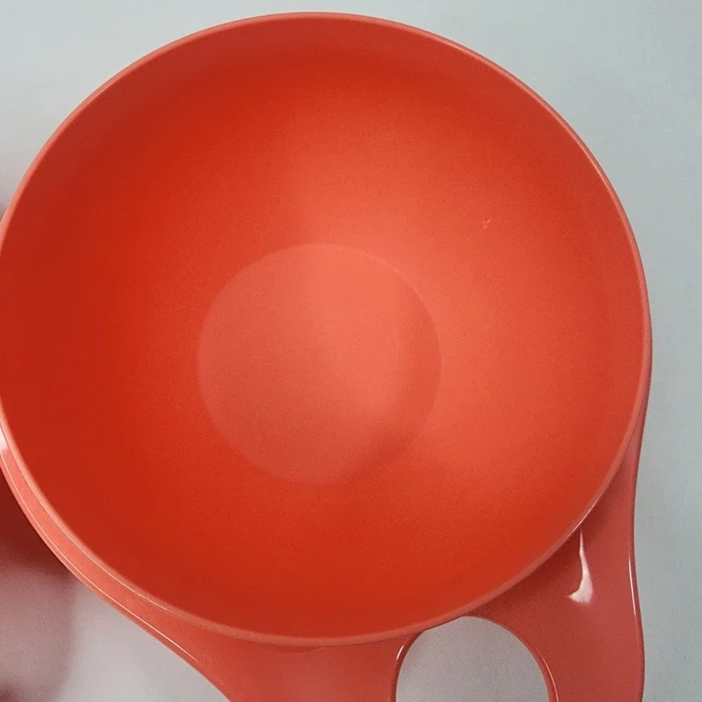 2 Tupperware Thatsa Bowls Extra Mini 2 1/2 Cups New 6809B-3 Coral Pink New